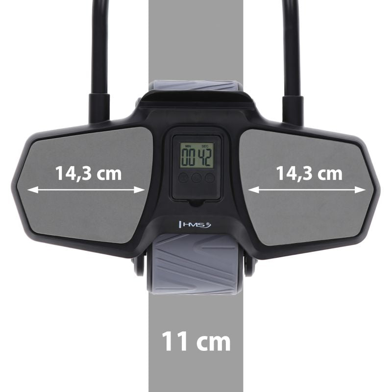 HMS Ka10 Black Abs Wheel Automatic Wheel For Exercising The Abdominal Muscles With Support fekete táska 17-38-033