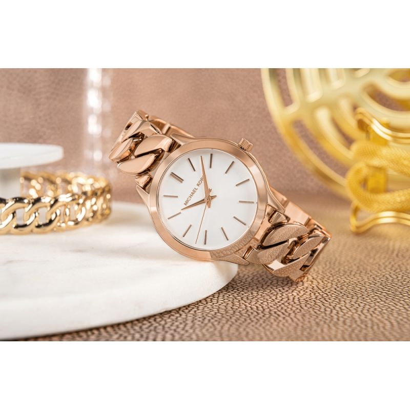 Michael Kors Slim Runway Women's Watch + BOX watches