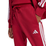Men's adidas Essential 3-Stripes French Terry Burgundy Pants