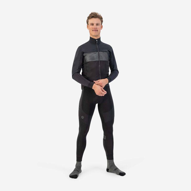 Rogelli ATTQ winter black and gray szürke dzseki