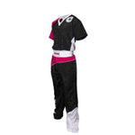 TOP TEN "BOW" kickboxing outfit black and pink XL (190 cm)