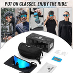 Rockbros SP297 pink polarized sports glasses. rózsaszín glasses, training equipment
