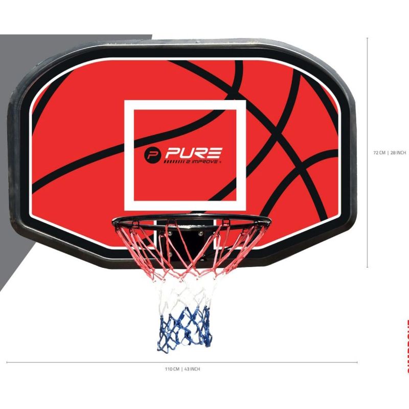 Pure 2 Improve Adjustable Basketball Set 1.90-3.04m sets