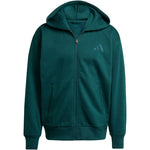 adidas Men's ALL SZN Fleece Full-Zip Sweatshirt Green JX5101 General