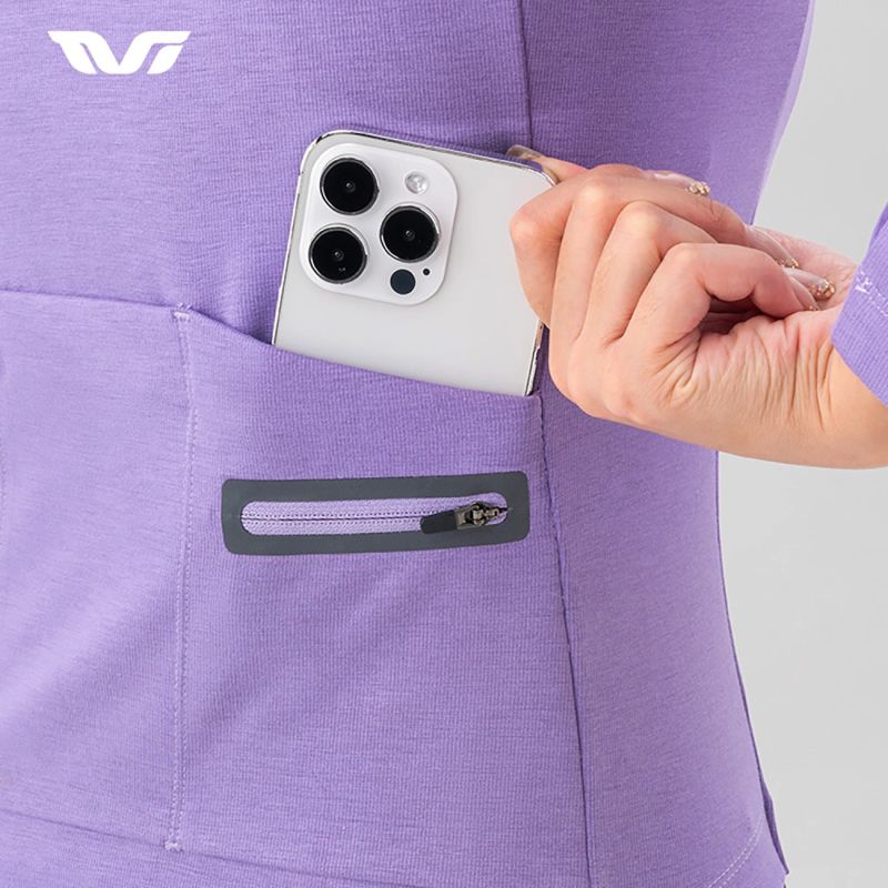 Rockbros TVI Women's Long Sleeve Cycling Jersey Fall/Winter L - Purple l \ fioletowy kötött sapka 15310002003-211746