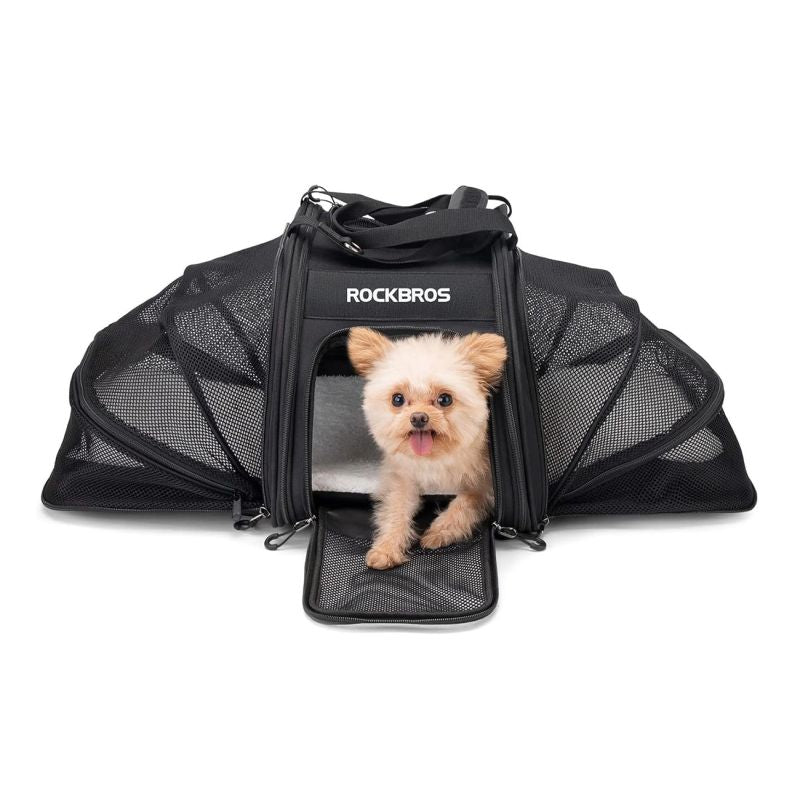 Rockbros 30140028001 transport bicycle for cats and dogs - black fekete táska