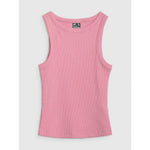 Women's slim ribbed knit top 4F