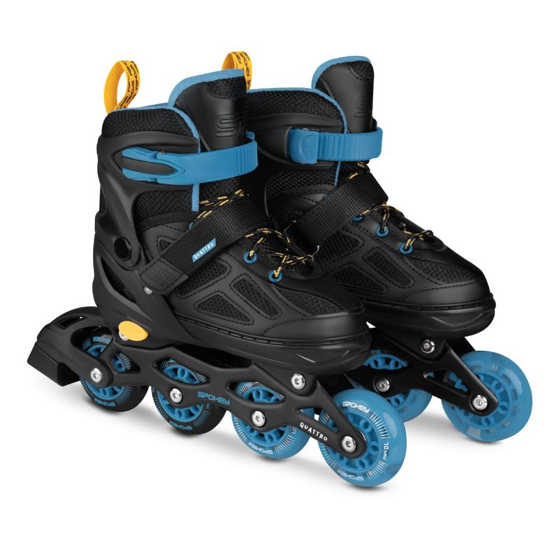 Spokey Quattro 4IN1 SPK-943432 inline skates size 30-33 BK/DBL Szabadidő kiegészítő