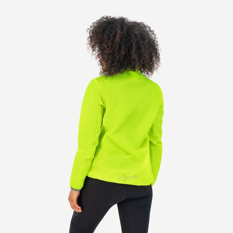 Rogelli women's rain ESSENTIAL fluor dzseki