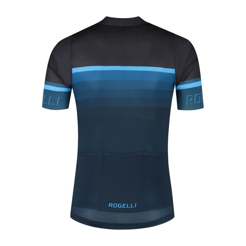 Rogelli HERO II T-shirt Black and 4XL kék póló