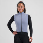 Rogelli DISTANCE II women's sweatshirt lilac- fekete pulóver