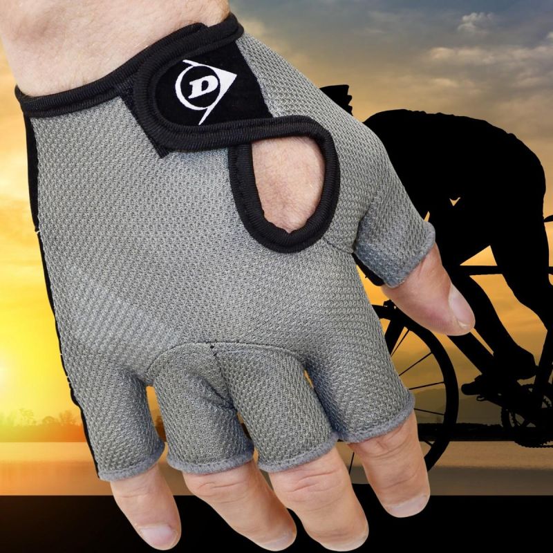 Dunlop Rm Senior Cycling Gloves Grey szürke kesztyű GSP-1042589