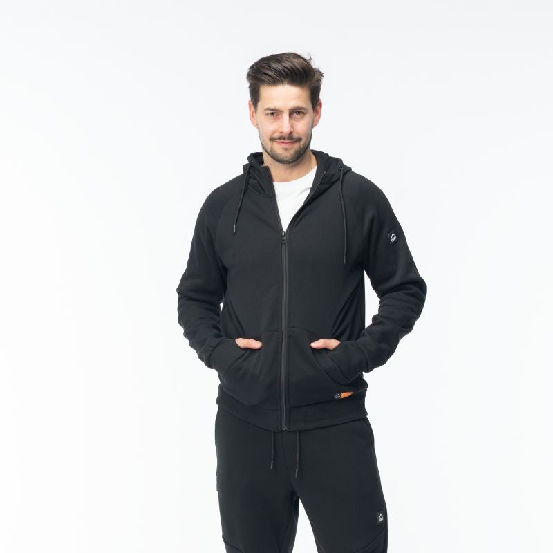 Elbrus Rufo II sweatshirt fekete pulóver
