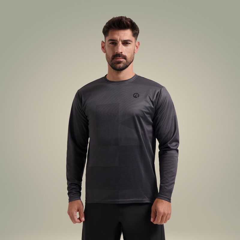 Rogelli MTB ADVNTR long sleeve jersey gray 3XL szürke póló