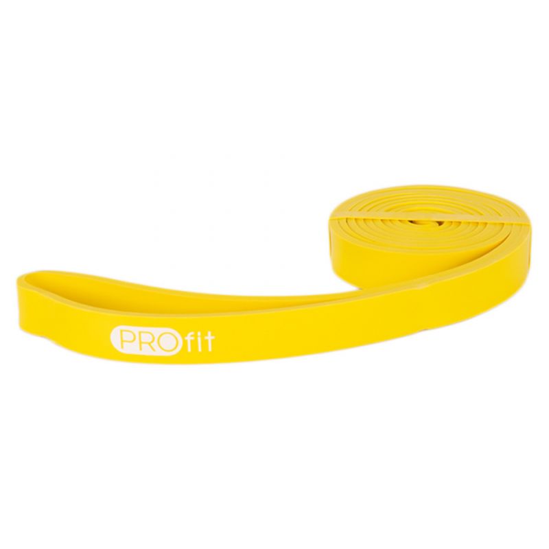 PROfit POWER BAND YELLOW 208x0.45x2.2 cm /SL2607 Edzőfelszerelés