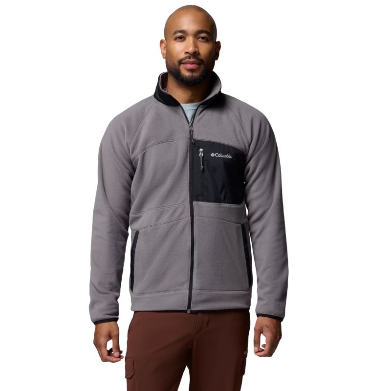 Columbia Fast Trek Overlay Full Zip Fleece Grey szürke polár pulóver 2135691023
