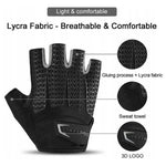 Rockbros M cycling gloves with gel inserts - gray m \ czarny || szary kesztyű