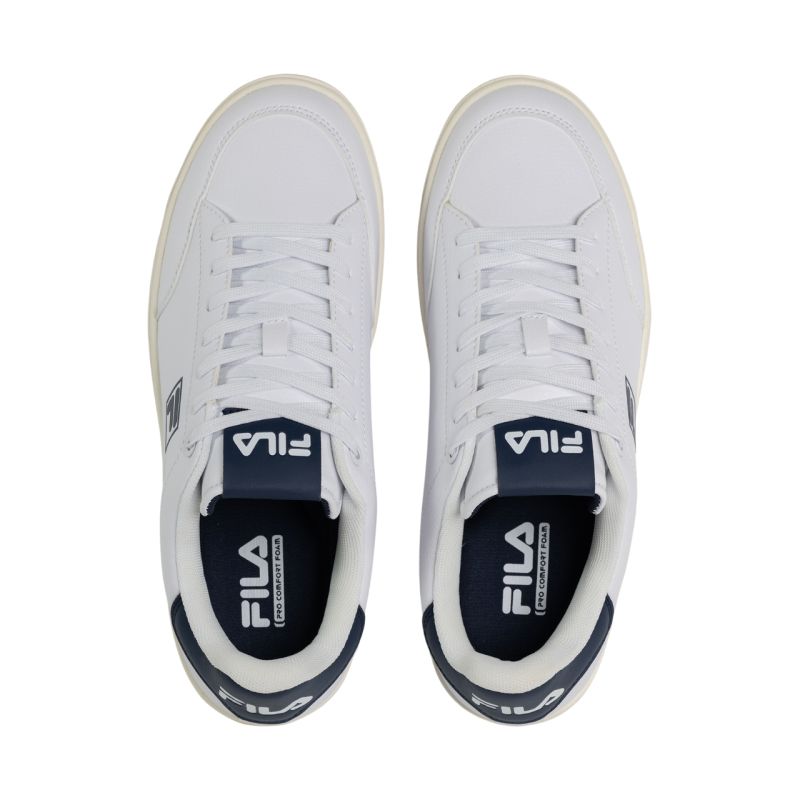 Fila Courtbay men's white and navy blue sötétkék cipő