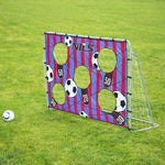Goal with net and aiming panel Nils NT7788