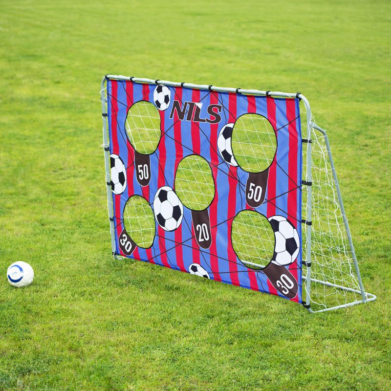 Goal with net and aiming panel Nils NT7788