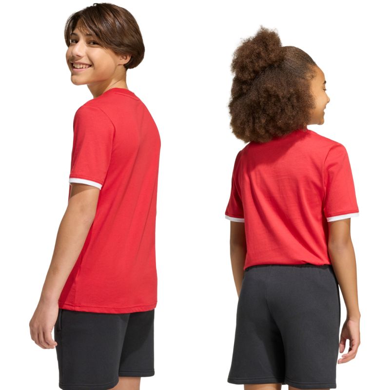 adidas Entrada 26 Tee red JZ6674 104cm póló