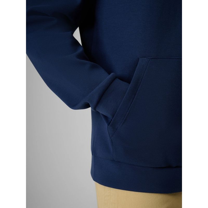 Men's zip-up sweatshirt with hood 4F