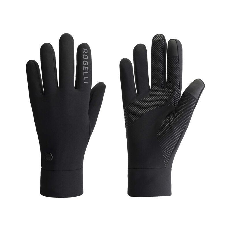 Rogelli ESSENTIAL THERMAL gloves black 3XL fekete kesztyű