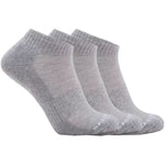 Skechers 3pk Unisex Terry Qtr Crew Gray