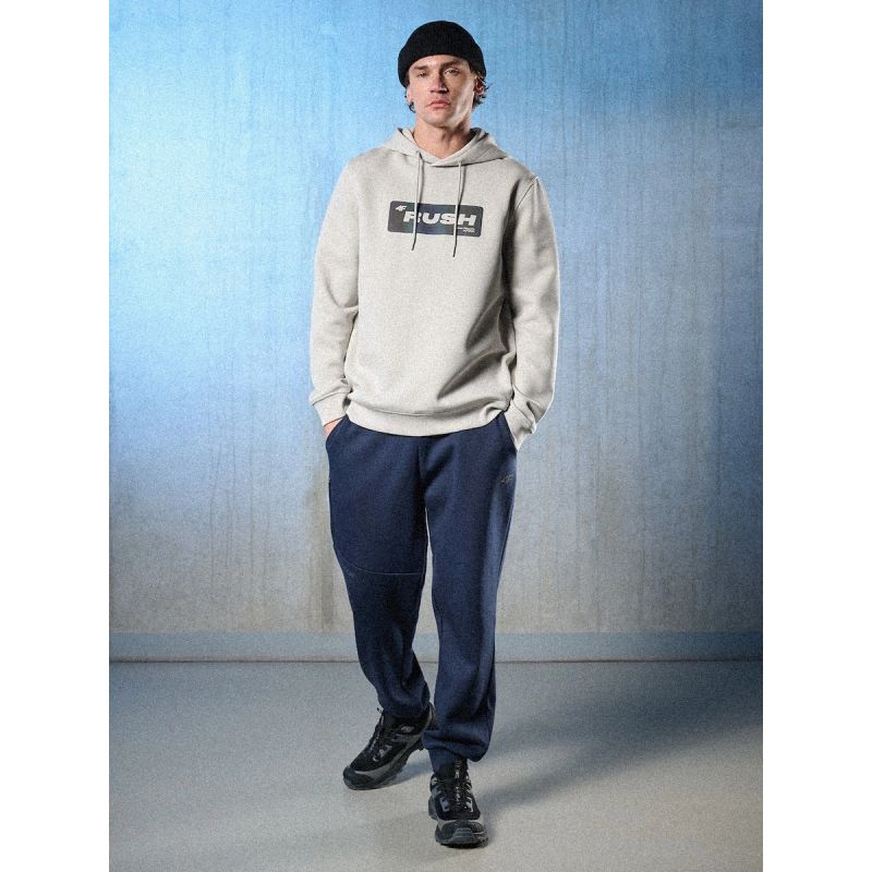 Men's regular hooded sweatshirt 4F