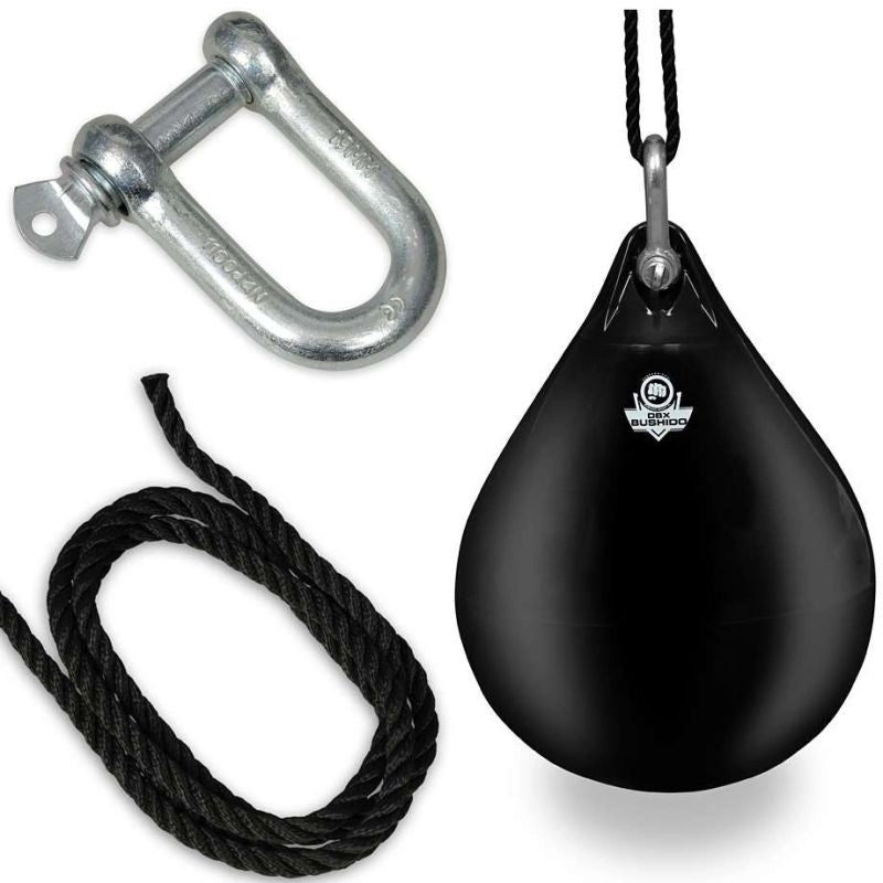 DBX Bushido DBX Hydro Bag - Pear-shaped punching bag filled with water reflex pears, training equipment, punching bags