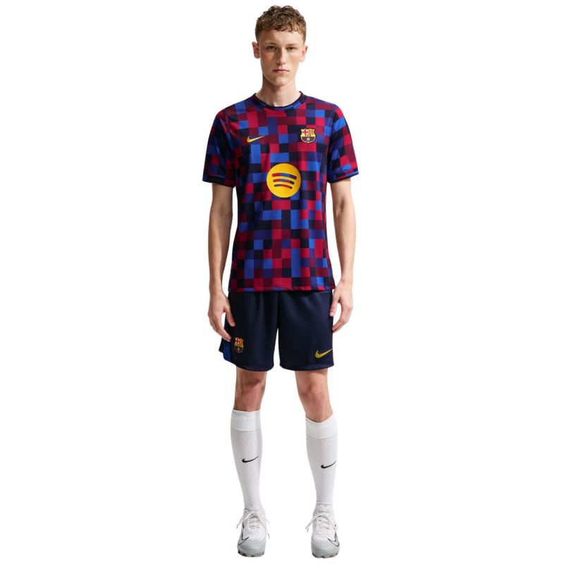 Nike FC Barcelona Home Men's T-Shirt Navy Blue and bordó ruházat II1667621