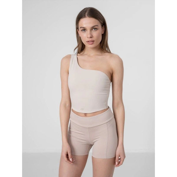 4f Women's One-Shoulder Yoga Crop Top H4Z22-TSD033 General
