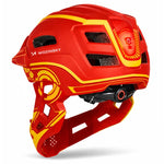 Wozinsky Kids' Full Face Bike Helmet with USB Rear Light S - Red and Yellow czerwony || żółty védőfelszerelés HT-27N-199813