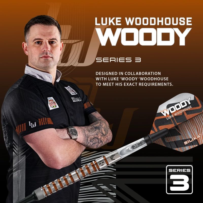 Harrows LUKE WOODHOUSE SERIES 3 darts 90% softip Egyéb