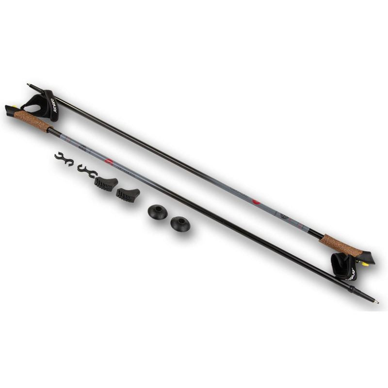 Enero Nordic Walking Poles 1-Sequential 115cm fekete sticks