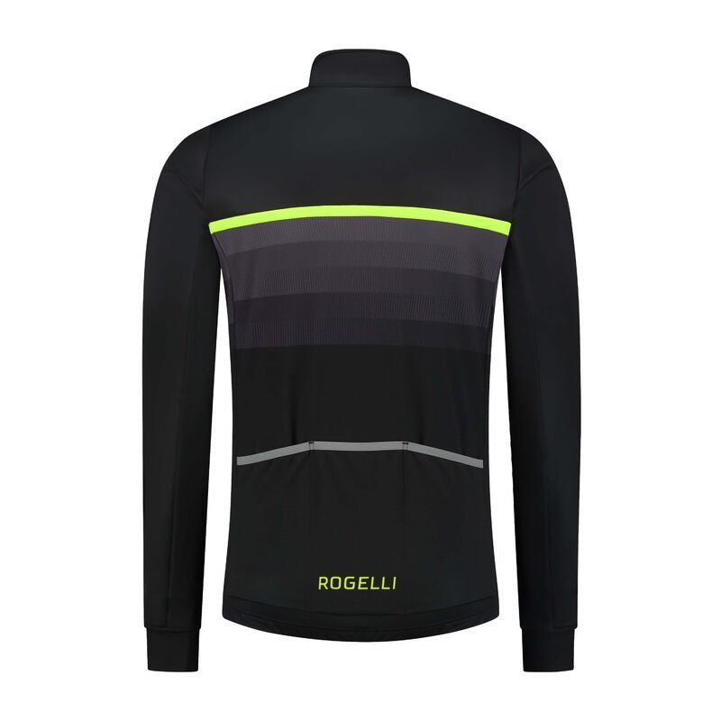 Rogelli HERO II winter black-fluorescent 2XL fekete dzseki