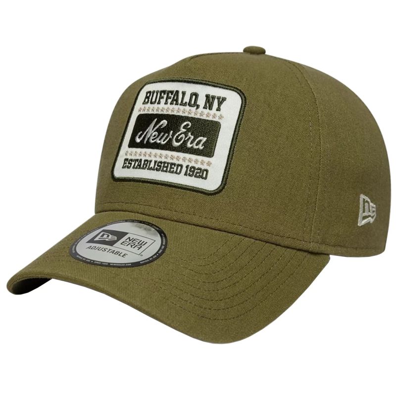 New Era Patch Line Cream E-Frame Adjustable Cap Green OSFM zöld sapka 60667686