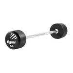 Tiguar Barbell straight PU 55 kg fekete kiegészítő TI-WPBPU055