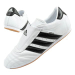 Adidas women's Taekwondo sports shoes white leather slip-on fehér zokni