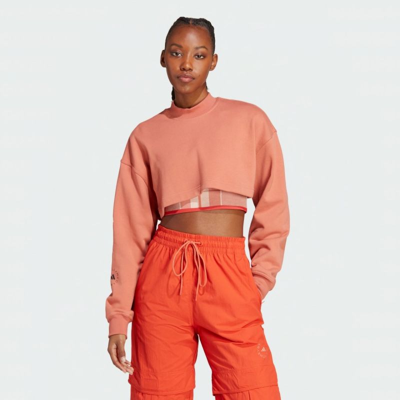 Adidas by Stella McCartney TrueCasual Cropped Sportswear Sweatshirt W HT1111 Pulóver