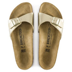Birkenstock Madrid Birko-Flor Gold regular women's flip-flops wide gold (1016106) Cipő