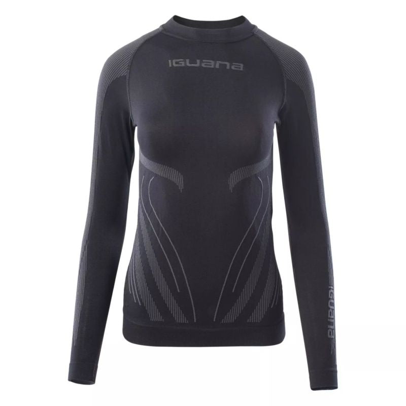 Iguana Gambit W Top W Thermoactive T-shirt fekete termoaktív ruha 92800556710