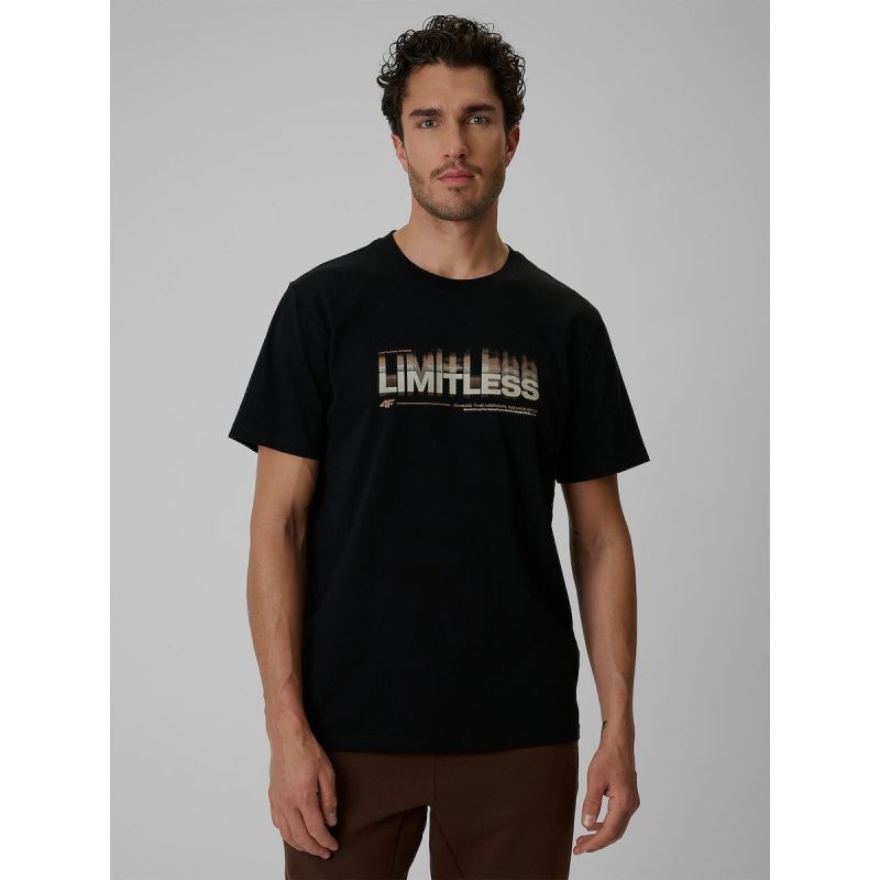 4F Men's regular printed T-shirt férfi póló 4FRSS26TTSHM4227-20S