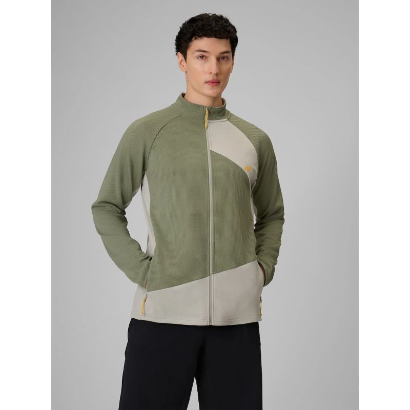 Men's regular trekking sweatshirt without hood 4F