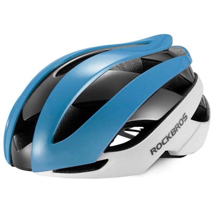 Rockbros bicycle helmet 10110004003 size L - blue and white niebieski || biały \ l helmets