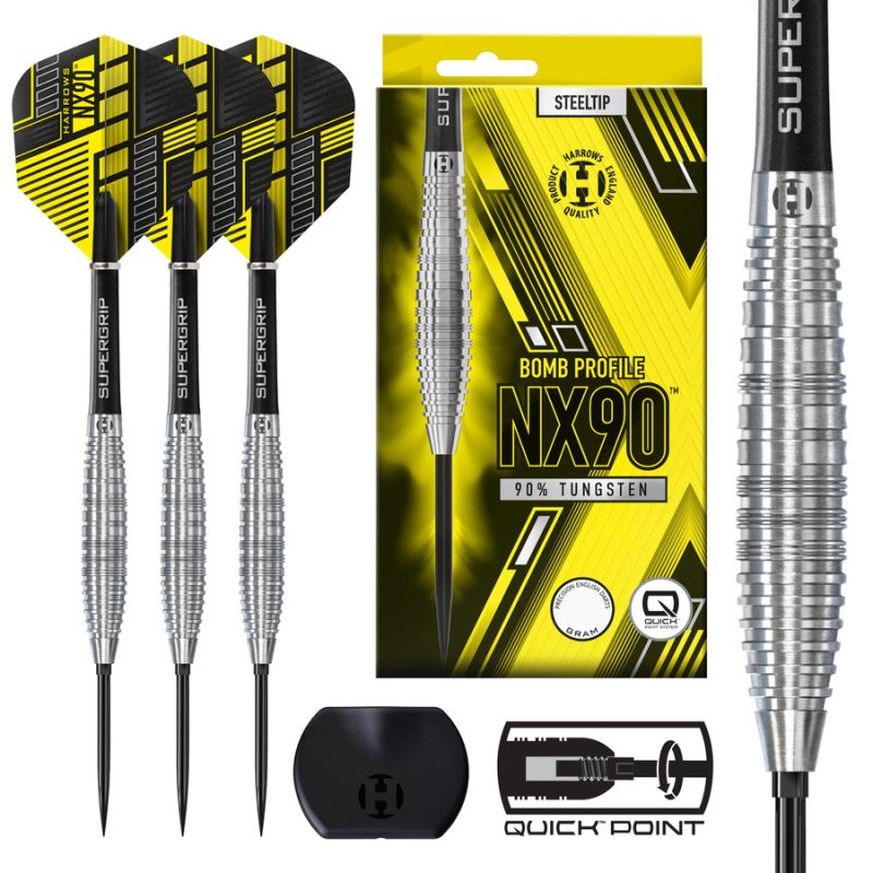 Harrows NX-90 Bomb QP 90% Steeltip Darts kiegészítő NX-90BombQP