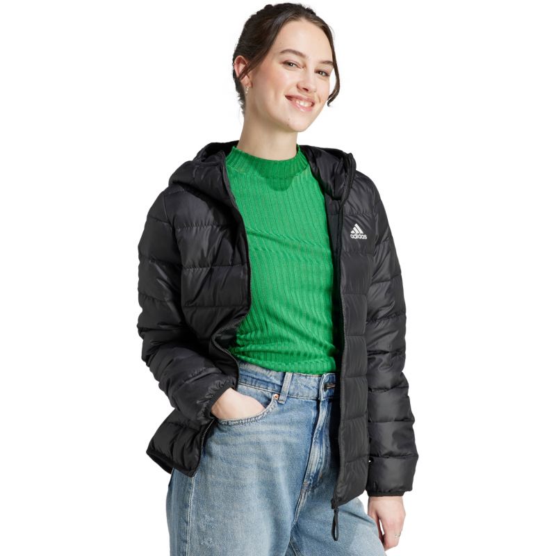 adidas Essentials Light Down Hooded Jacket W HZ5724 Kabát