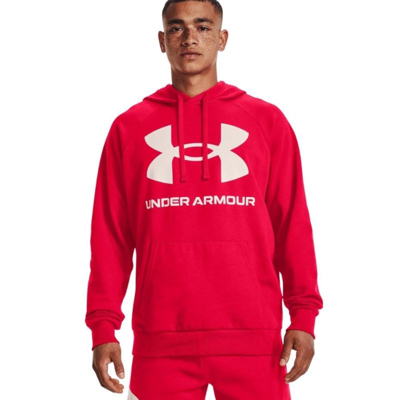 Under Armour Under Armor Rival Fleece Big Logo HD 1357093 600 sweatshirt piros pulóver