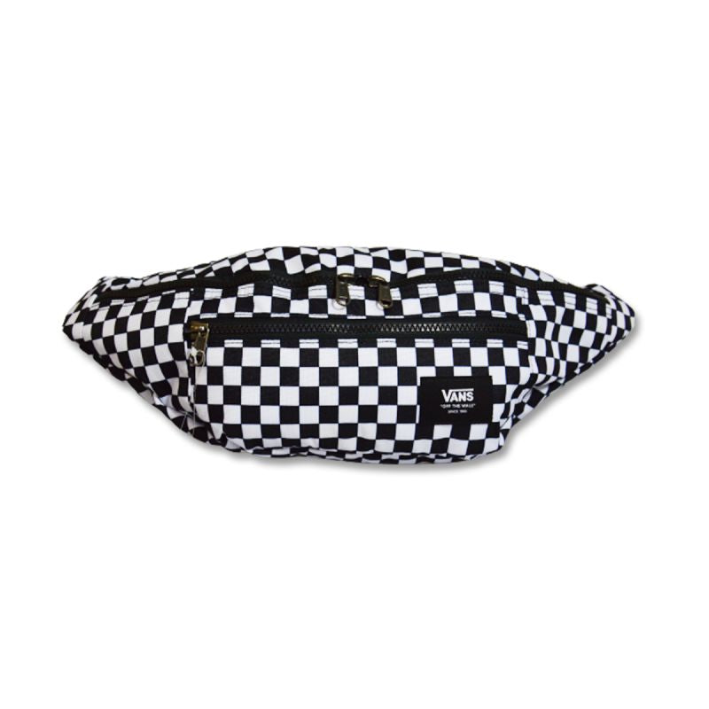 Vans Ward Cross Body Checkerboard Black/White Waist - VN0A2ZXXHU01 uniwersalny övtáska