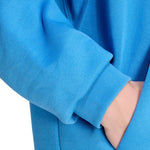 Men's adidas ALL SZN Fleece Hoodie KC3182 kék kapucnis pulóver